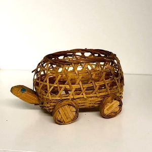 Three vintage tiny baskets